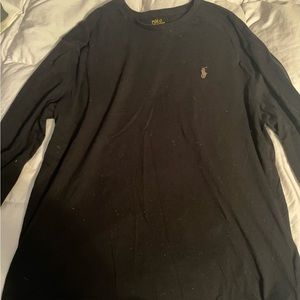 Mean long sleeve polo